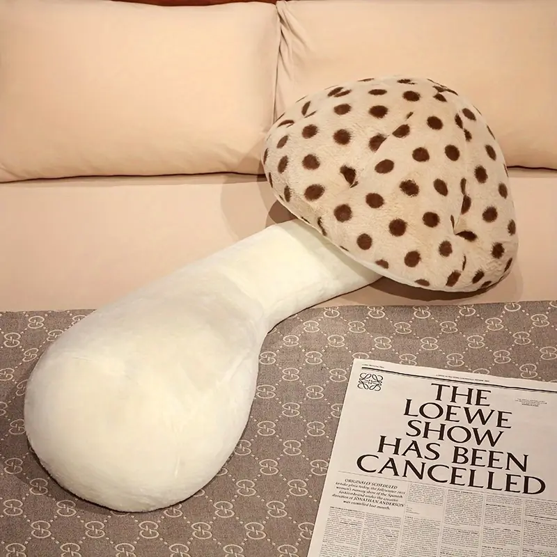 Mushroom-Shaped Long Pillow