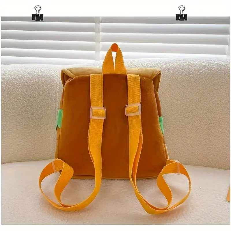 Hamburger Backpack + French Fry Charm Set