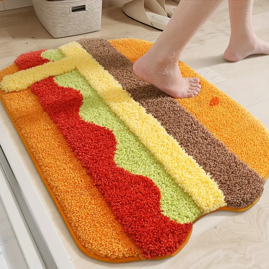 Burger Bath Rug