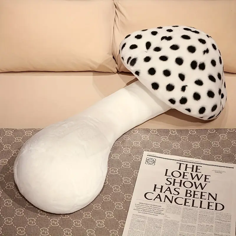 Mushroom-Shaped Long Pillow