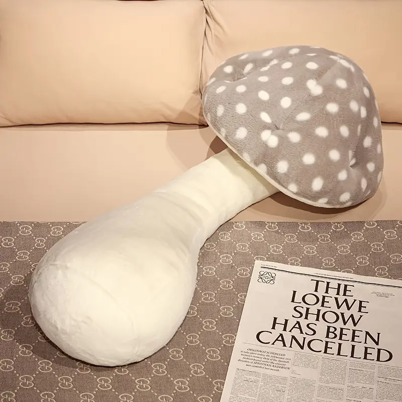 Mushroom-Shaped Long Pillow