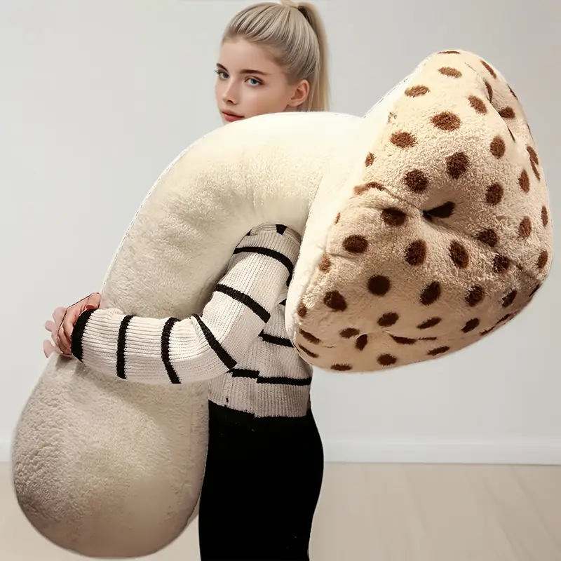 Mushroom-Shaped Long Pillow