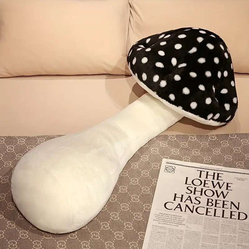 Mushroom-Shaped Long Pillow